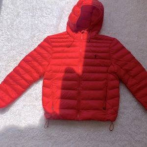 Ralph Lauren Polo red puffer jacket